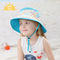 De Emmerhoed van de de zomer UVbescherming om rand100% Polyester 46cm voor babys