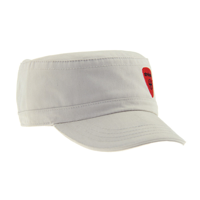 Voor gebogen Sandwich Peak Military Cadet Cap Verstelbaar met Velcro sluiting