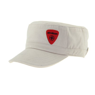 Voor gebogen Sandwich Peak Military Cadet Cap Verstelbaar met Velcro sluiting
