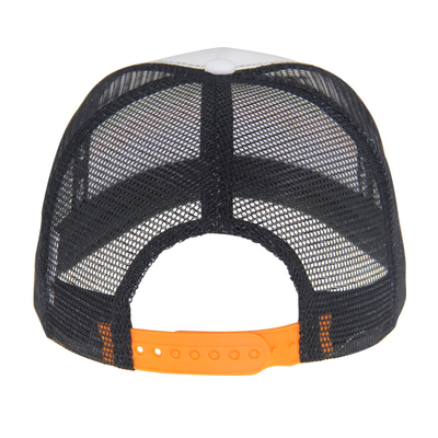 Een maat Mid-profiel Trucker Hoed Kleurrijke Trucker Hoeden Op maat Stripes Printing