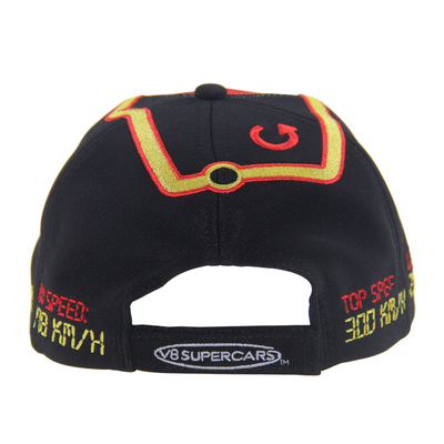 Ottomaanse polyester sublimatie racekappen voor honkbal met plat geborduurd logo