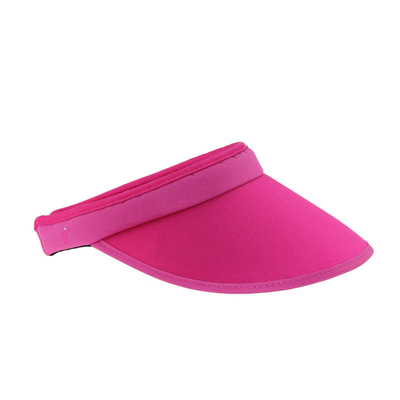 OEM ODM Cotton Wide Brim Sun Visor Hoed Clip On Style Design Duurzaam