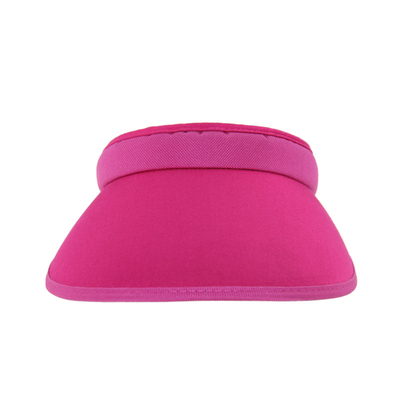 OEM ODM Cotton Wide Brim Sun Visor Hoed Clip On Style Design Duurzaam