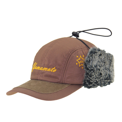 Modieus Warm Mens Waterdichte Trapper Hoed Met Borduur Logo