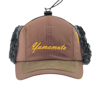 Modieus Warm Mens Waterdichte Trapper Hoed Met Borduur Logo