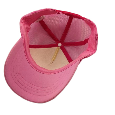 Vrouwelijke trucker hoeden, zomer roze trucker cap OEM