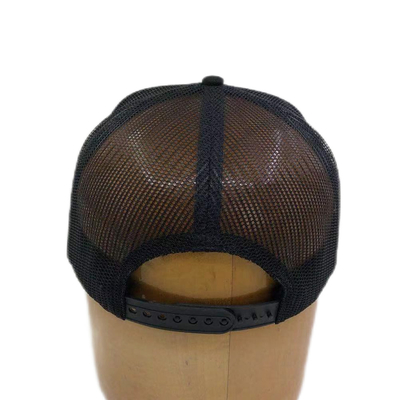 6 Panel Flat Peak Verstelbare Mesh Trucker Hoed Met Snapback sluiting