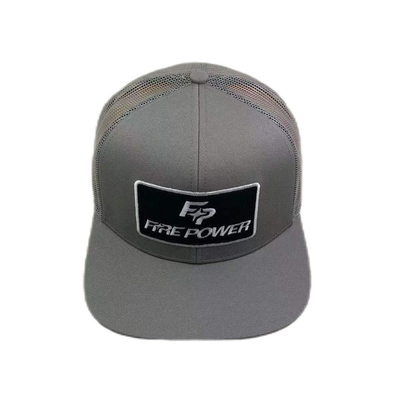 6 Panel Flat Peak Verstelbare Mesh Trucker Hoed Met Snapback sluiting