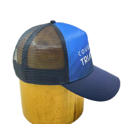 Sublimatieprinten 5 panelen Hoog profiel Trucker Hoed Op maat gemaakte Trucker Caps