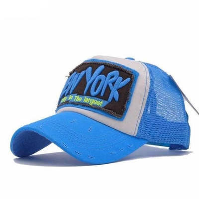 Vintage verstelbare 5-paneel trucker hoed mannen vrouwen zomer gewassen trucker hoed