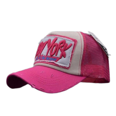 Vintage verstelbare 5-paneel trucker hoed mannen vrouwen zomer gewassen trucker hoed