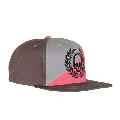 2 Tone Front Panels Cotton Snapback Cap Custom geborduurd 5 Panel Hoeden Stijlvol