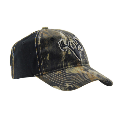 6 Panel camouflage borduurwerk Outdoor Baseball caps, Unisex laag profiel verstelbare jachthoeden