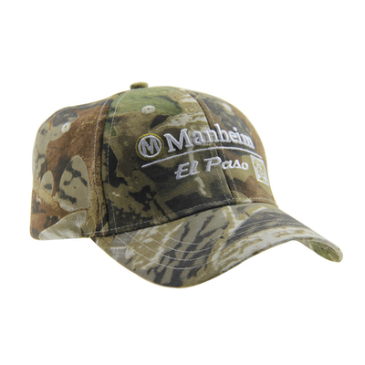 6 Panel camouflage borduurwerk Outdoor Baseball caps, Unisex laag profiel verstelbare jachthoeden