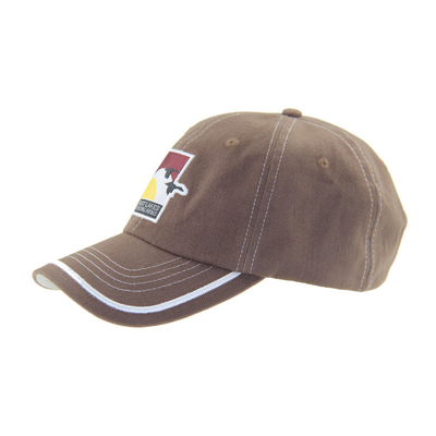 Classic Cotton Embroidery Outdoor Baseball Caps 6 Panel Gebouwd