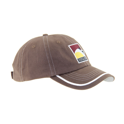 Classic Cotton Embroidery Outdoor Baseball Caps 6 Panel Gebouwd
