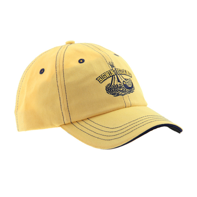 Basic 6 Panel Cotton Embroidery Baseball Caps, Low Profile Sandwich Verstelbare Mensen en Vrouwen Caps