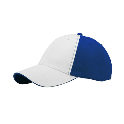 2 Tone 6 Panel Constructed Baseball Caps, Low Profile Verstelbare Hoeden voor Mannen en Vrouwen