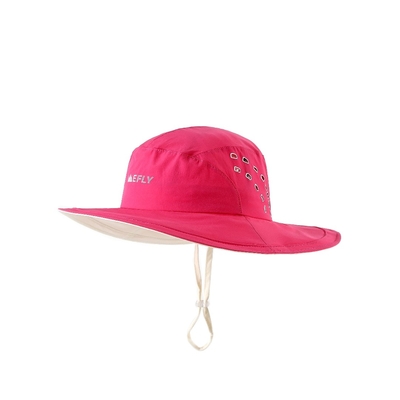 Breathable Wide Brimm Outdoor Fisherman Bucket Hats Reflectief drukwerk