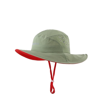 Breathable Wide Brimm Outdoor Fisherman Bucket Hats Reflectief drukwerk