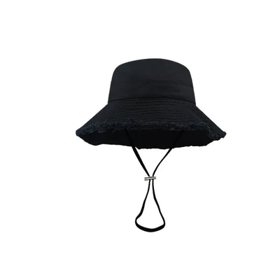 Zonnebescherming Katoen Canvas Breed Rand Bucket Hoed Strand Bucket Hoed Stijlvol