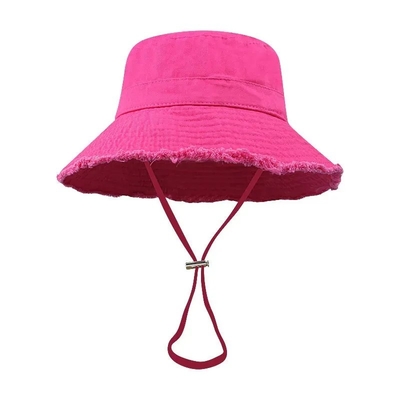 Zonnebescherming Katoen Canvas Breed Rand Bucket Hoed Strand Bucket Hoed Stijlvol