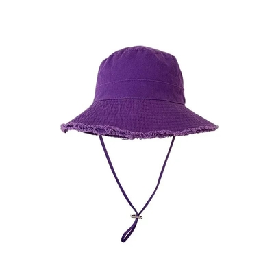 Zonnebescherming Katoen Canvas Breed Rand Bucket Hoed Strand Bucket Hoed Stijlvol