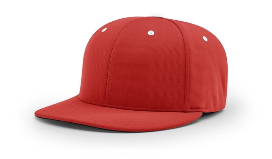 Unisex solide kleuren zespaneel honkbalpet met contrast oogjes