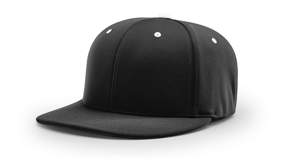 Unisex solide kleuren zespaneel honkbalpet met contrast oogjes