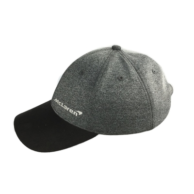Reflecterend drukwerk Racing Baseball Caps Multi Panels Wool Blend Material
