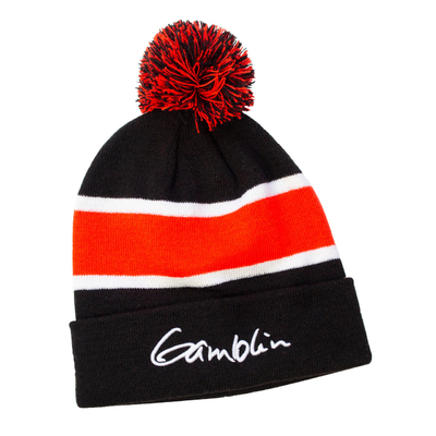 Pom Pom Op Top Gebreide Beanie Hoeden Met Jacquard Logo Op maat