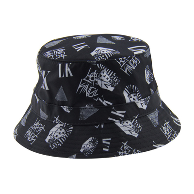 Sublimatie-print Custom Bucket Hats Summer Fishing Hats SGS gecertificeerd