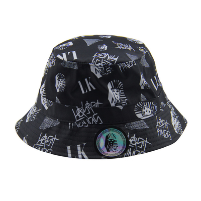 Sublimatie-print Custom Bucket Hats Summer Fishing Hats SGS gecertificeerd