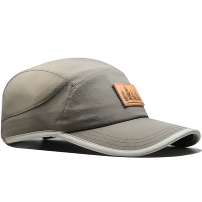5 Panelen Mannen Grijzige Snelle Droge Polyester Baseball Caps Running Baseball Hoed