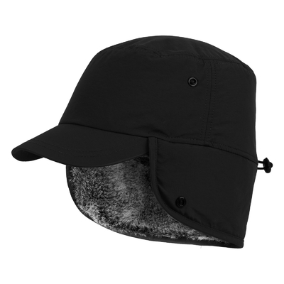 Mannen of vrouwen Winterpetten Warme oorflapjes Hoed Volledig gelijnd Fake Pel Baseball Cap Trapper Jagen hoeden