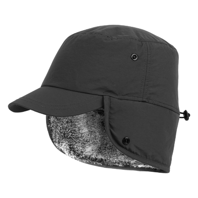 Mannen of vrouwen Winterpetten Warme oorflapjes Hoed Volledig gelijnd Fake Pel Baseball Cap Trapper Jagen hoeden