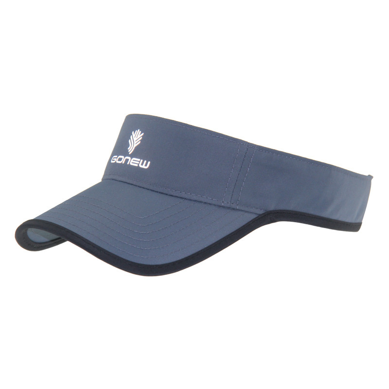 Polyester Tennis zonnescherm Hoed Running zonnescherm Met Velcro Back Closure