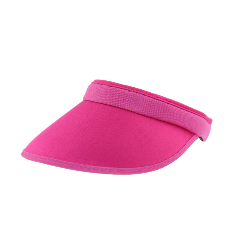OEM ODM Cotton Wide Brim Sun Visor Hoed Clip On Style Design Duurzaam