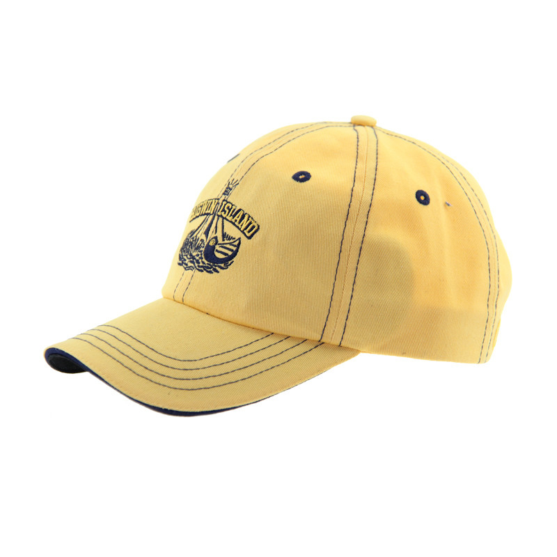 Basic 6 Panel Cotton Embroidery Baseball Caps, Low Profile Sandwich Verstelbare Mensen en Vrouwen Caps