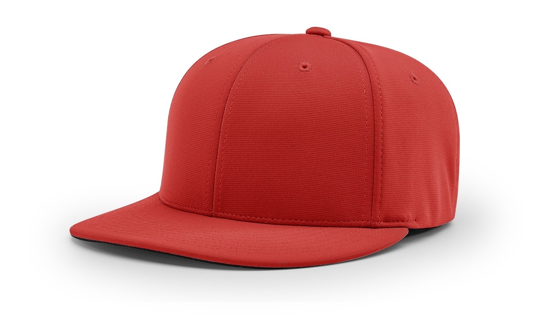 Verstelbare fit 6 panel vaste kleur honkbalpetten met zichtfunctionaliteit
