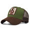 Het uitstekende Dierlijke van het de Dierenborduurwerk van Landbouwbedrijfmesh trucker caps hats cartoon het Flardwild Gorras Mesh Snapback Caps